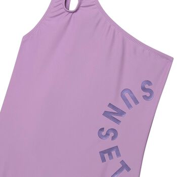 Girls Lilac Swimsuit