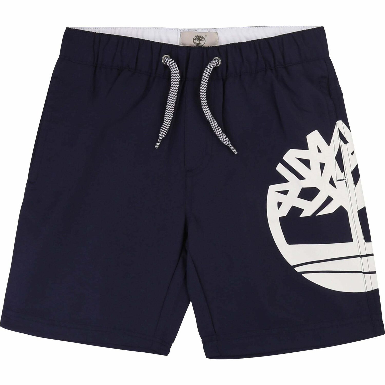 Boys Navy Logo Swim Shorts, 1, hi-res
