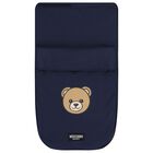 Navy Blue Teddy Bear Logo Baby Nest, 5, hi-res