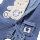 Baby Boys Blue Teddy Bear Babygrow, 1, hi-res