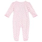 Baby Girls Pink Tulip Blossoms Babygrow, 1, hi-res