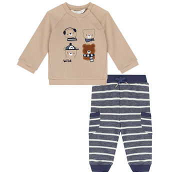 Baby Boys Bear Top & Joggers Set