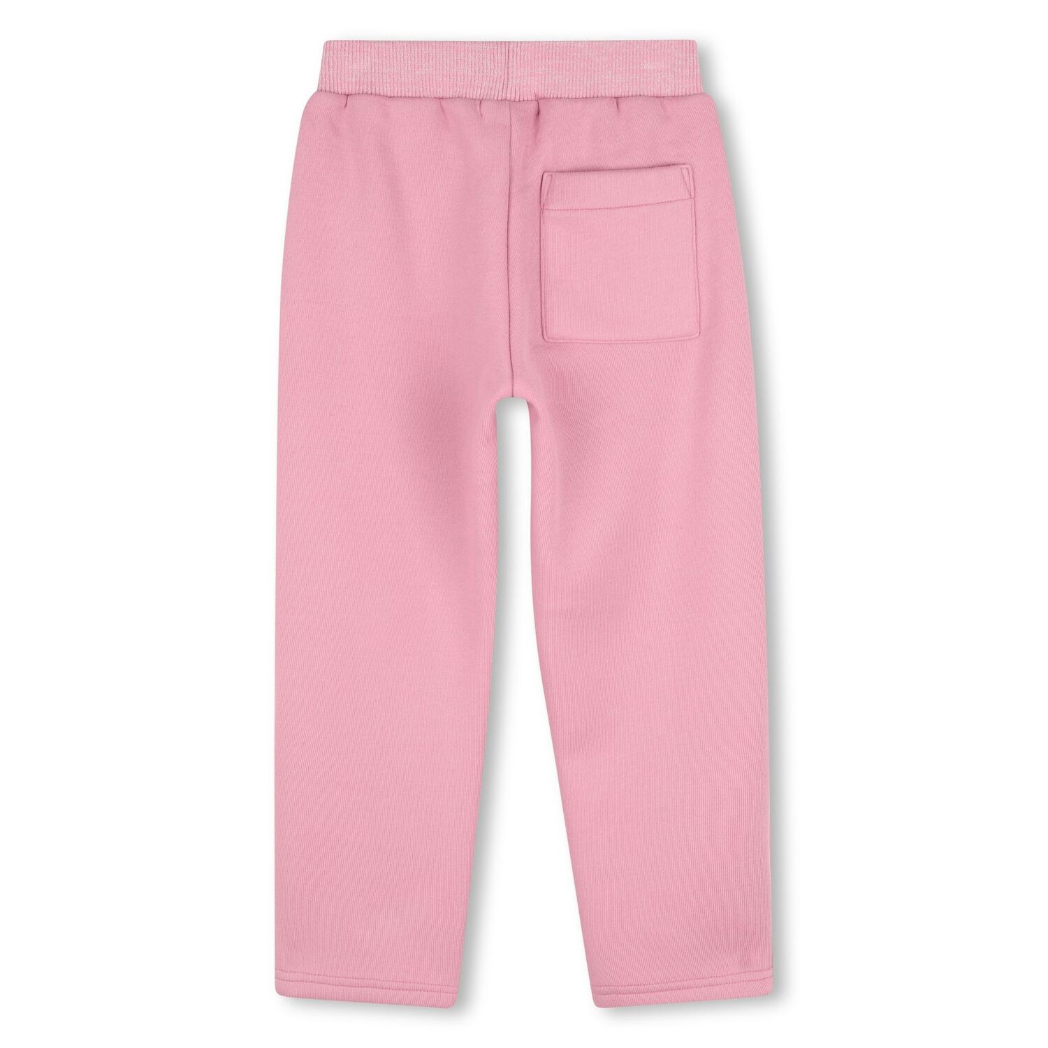 Girls Pink Heart Trousers, 1, hi-res