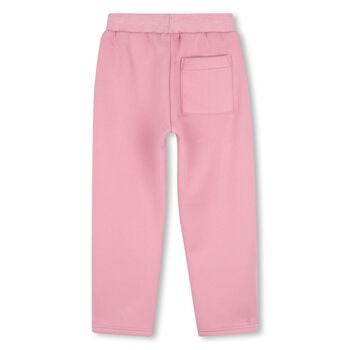 Girls Pink Heart Trousers