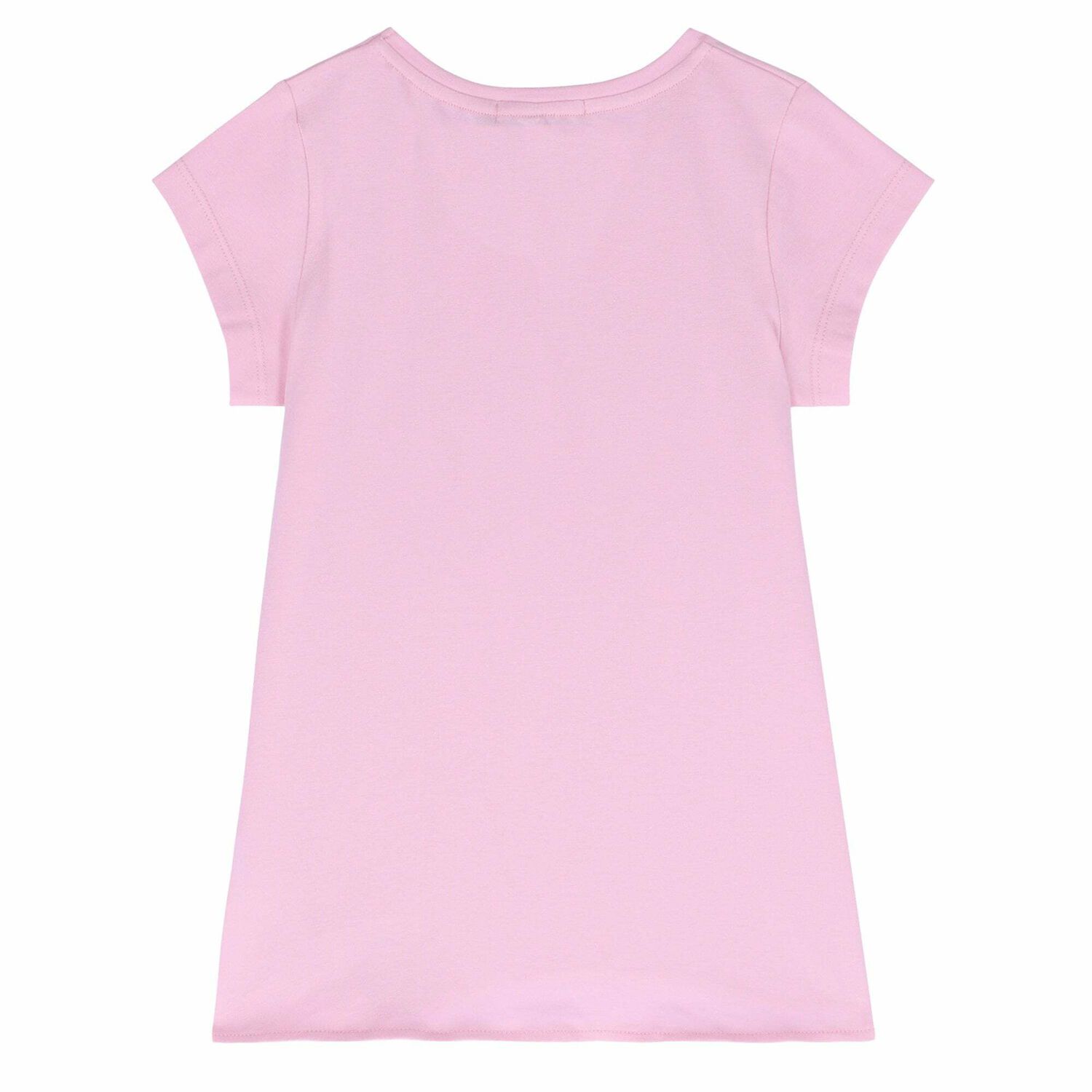 Girls Pink & Gold Logo T-Shirt, 1, hi-res