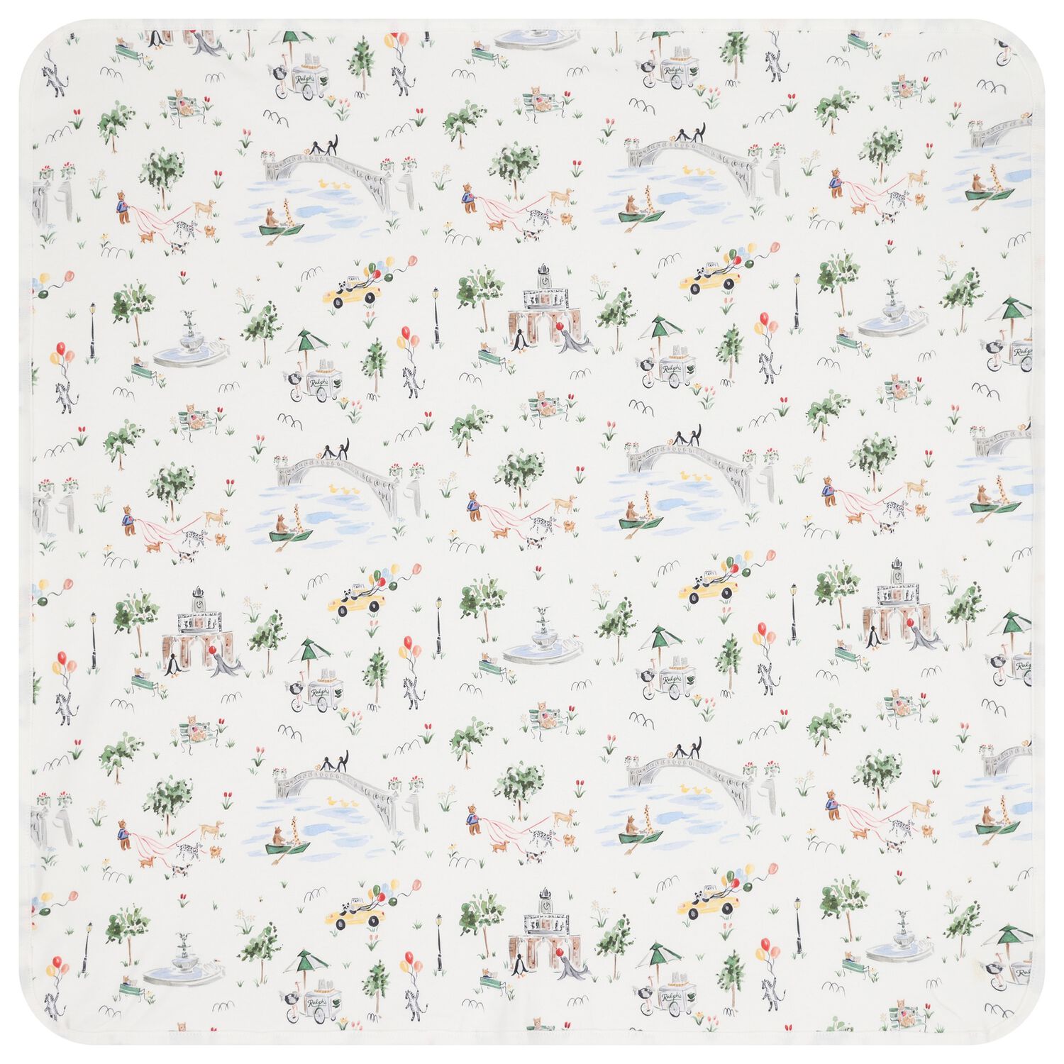 Ivory Central Park Baby Blanket, 1, hi-res