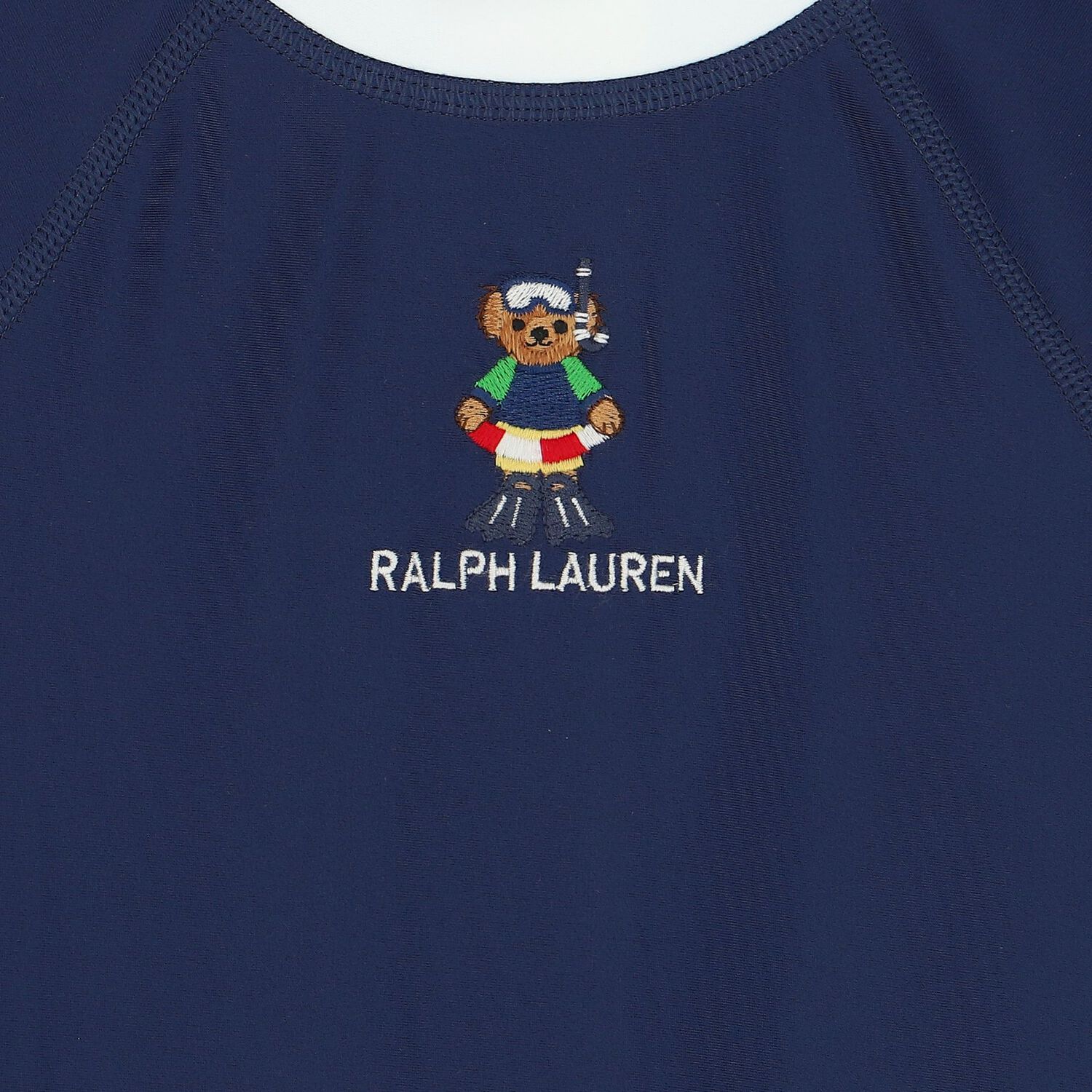 Baby Boys Navy Blue Polo Bear Sun Suit, 1, hi-res