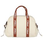 Ivory Logo Baby Changing Bag, 1, hi-res