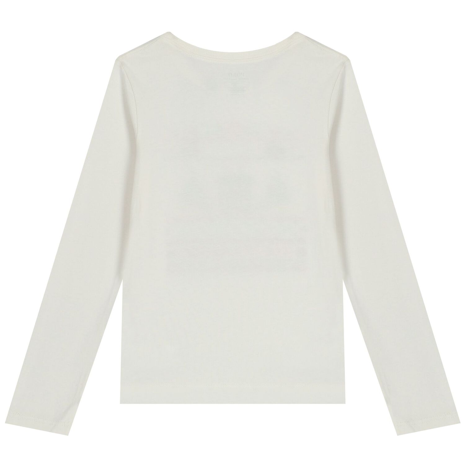 Girls Ivory Embroidered Long Sleeve Top, 1, hi-res