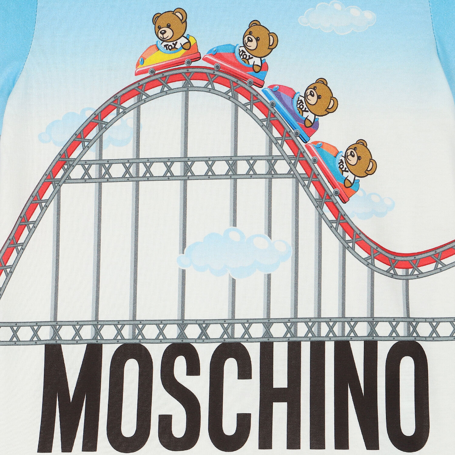 Blue & White Teddy Bear Logo T-Shirt, 1, hi-res