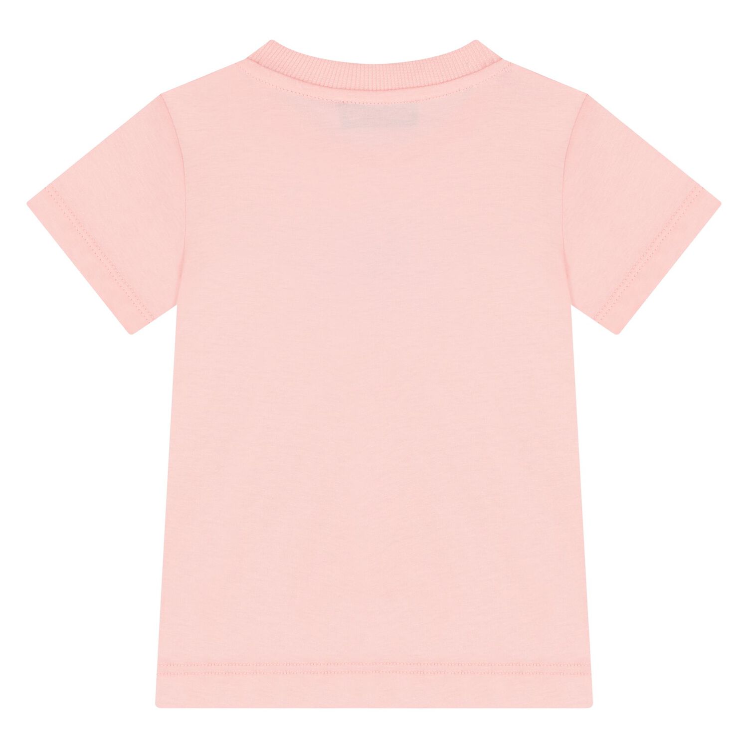 Younger Girls Pink Teddy Bear Logo T-Shirt, 4, hi-res