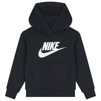 Nike Kids Black Logo Hooded Top, 1 Black Logo Hooded Top