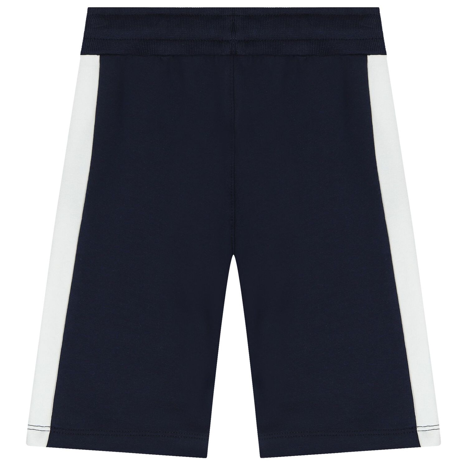 Younger Boys Navy Blue & White Logo Shorts, 1, hi-res image number null