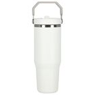 White Ice Flow Flip Straw Tumbler, 2, hi-res
