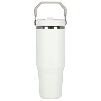 White Ice Flow Flip Straw Tumbler