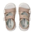 Boys Beige Logo Sandals, 1, hi-res