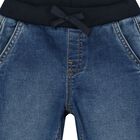 Younger Boys Blue Denim Jeans, 1, hi-res
