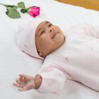 Girls Pink Babygrow & Headband Set, 1, hi-res