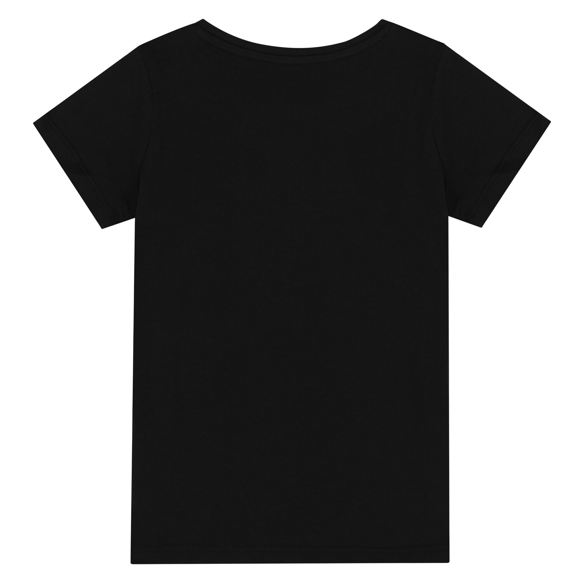 Guess Girls Black Logo T Shirt Junior Couture UK