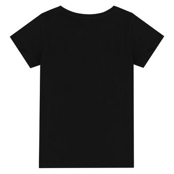 Girls Black Logo T-Shirt