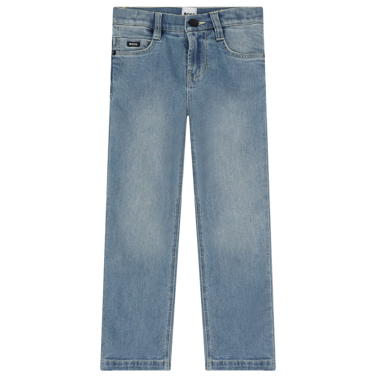 Boys Blue Denim Jeans, 1, hi-res image number null