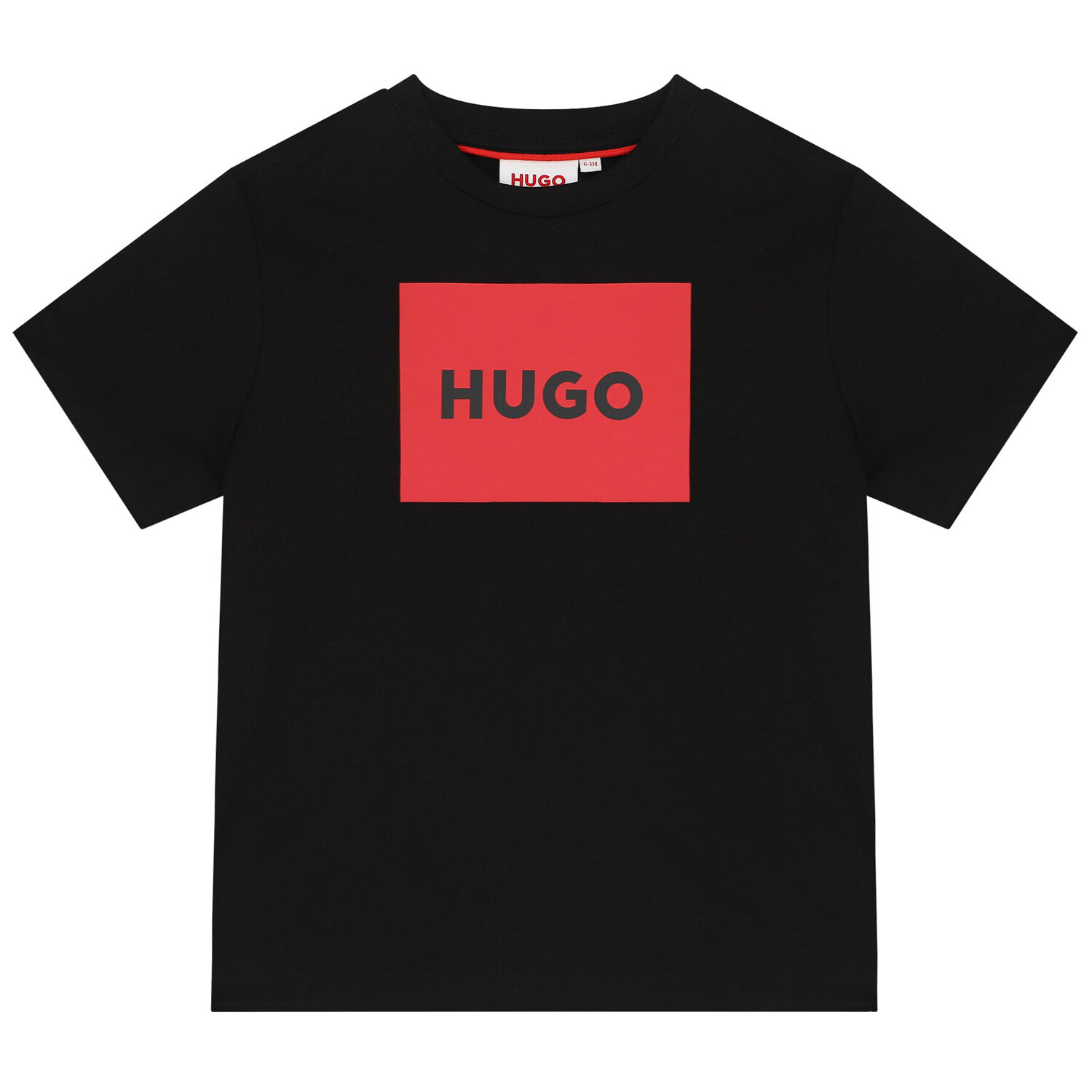 Boys Black Logo T-Shirt, 2, hi-res