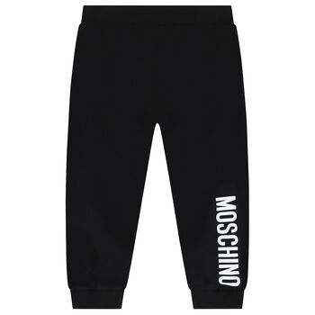 Younger Black Logo Joggers