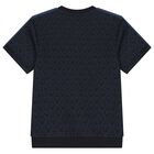 Boys Navy Blue Logo T-Shirt, 2, hi-res