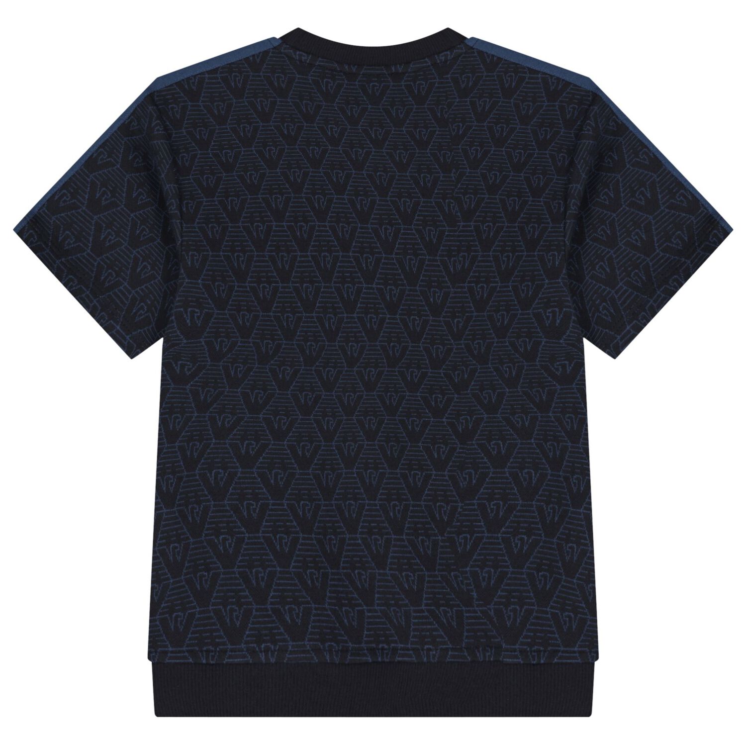 Boys Navy Blue Logo T-Shirt, 2, hi-res