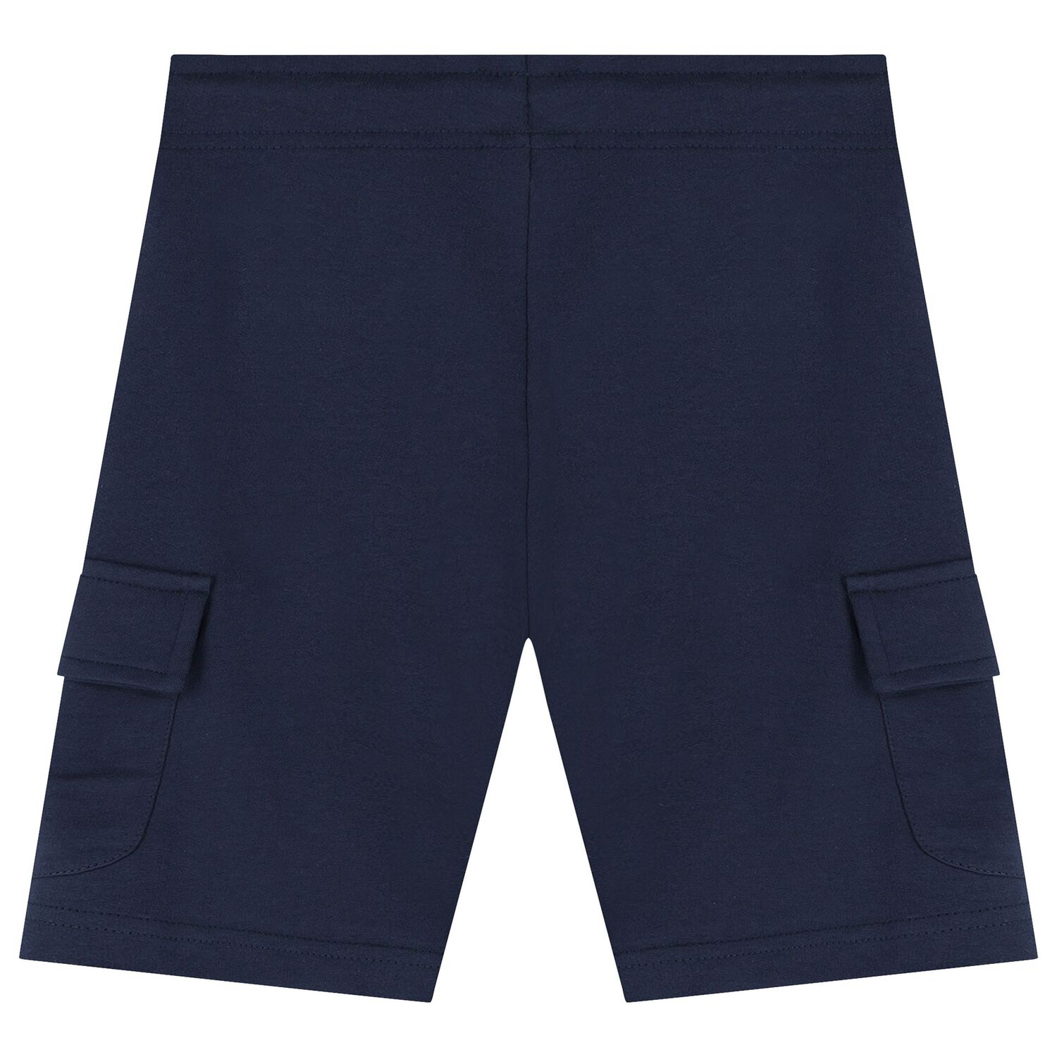 Boys White & Navy Blue Shorts Set, 2, hi-res
