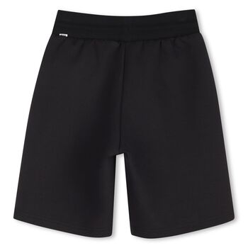 Boys Black Logo Shorts