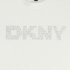 Girls White Logo T-Shirt, 1, hi-res