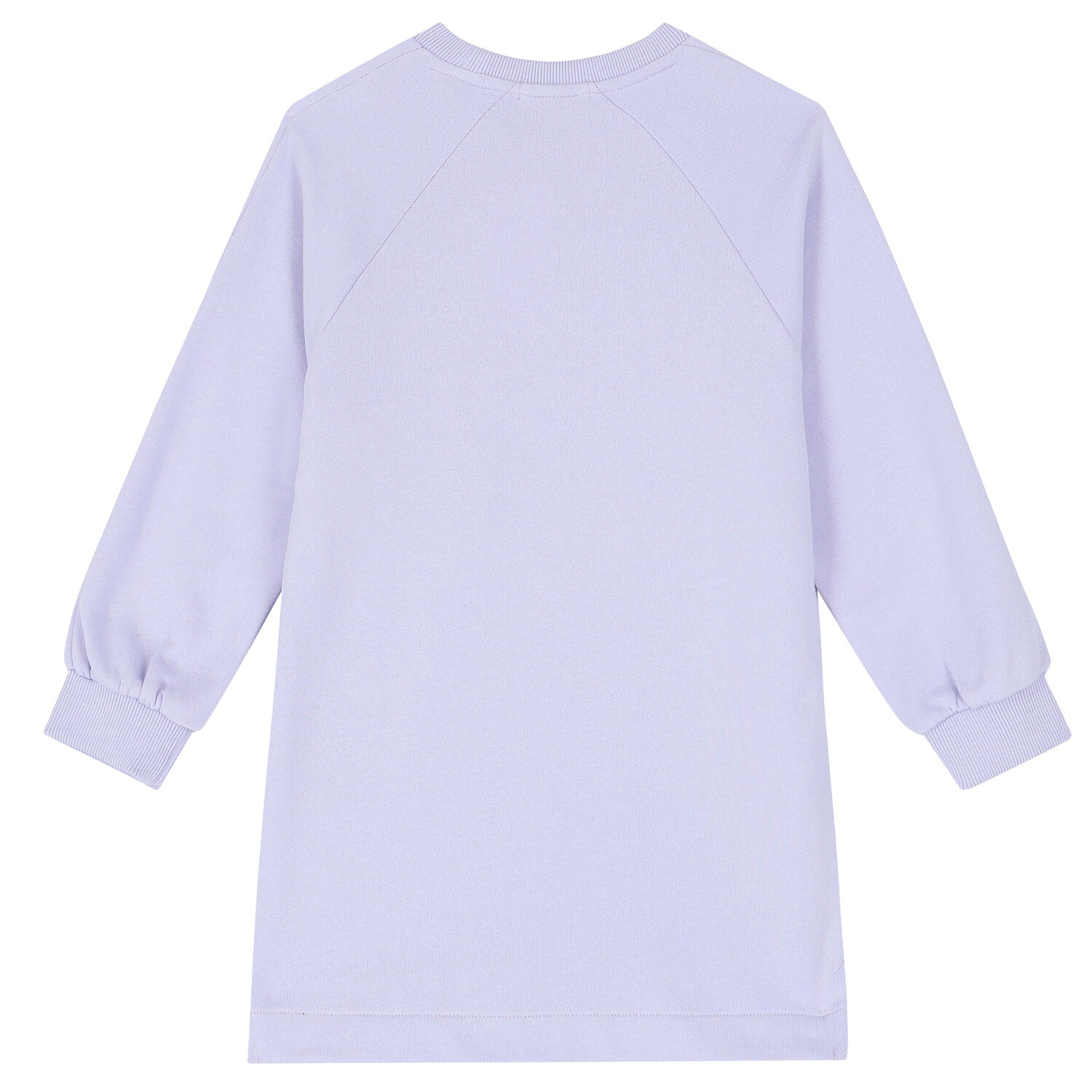 Girls Purple Logo Sweatshirt Dress, 1, hi-res