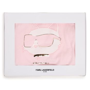 Baby Girls Pink Choupette Logo Blanket