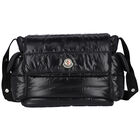 Black Logo Baby Changing Bag, 1, hi-res