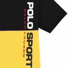 Boys Yellow & Black Logo T-Shirt, 3, hi-res