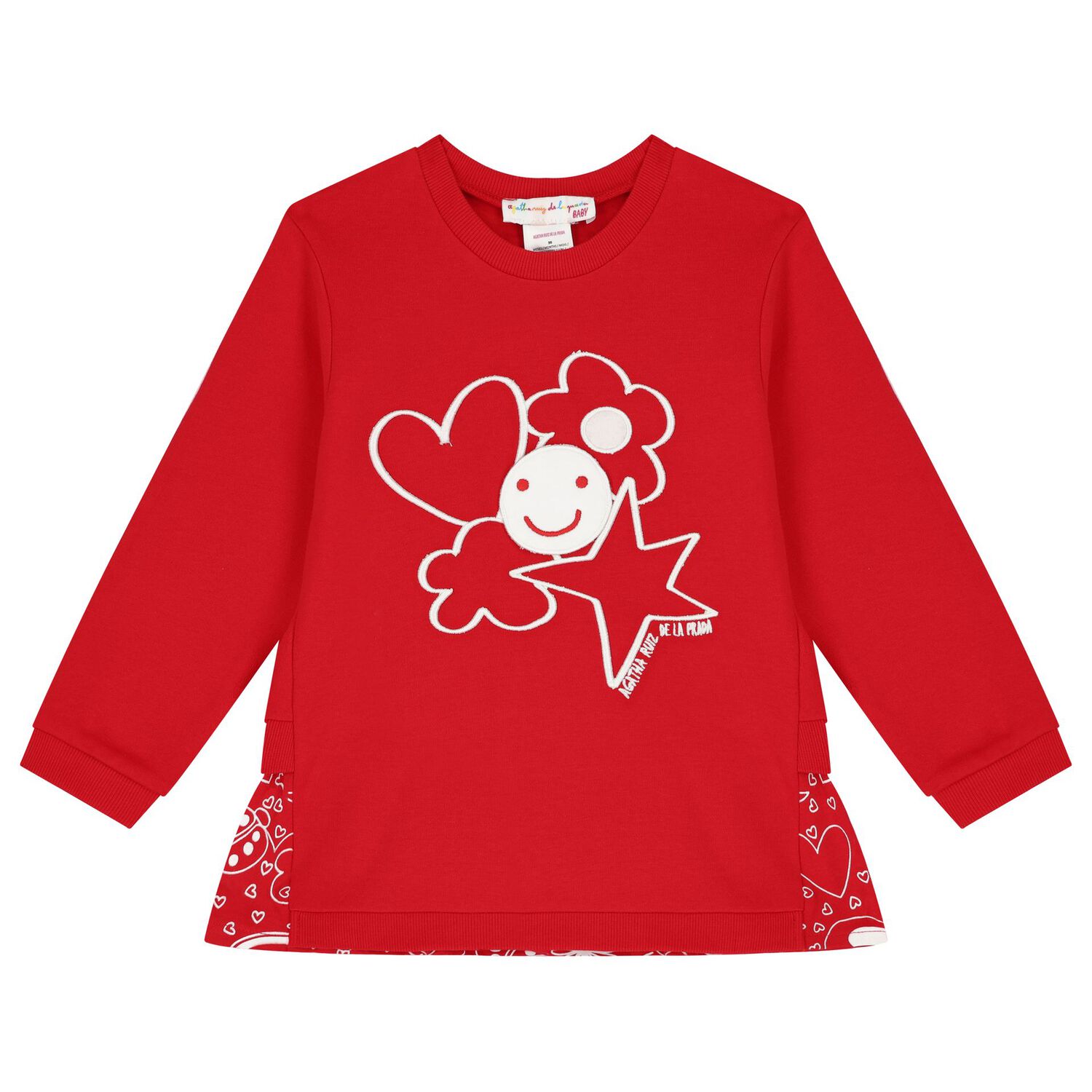 Girls Red Logo Leggings Set, 1, hi-res image number null