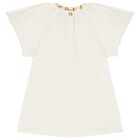 Girls Ivory Logo T-Shirt, 1, hi-res