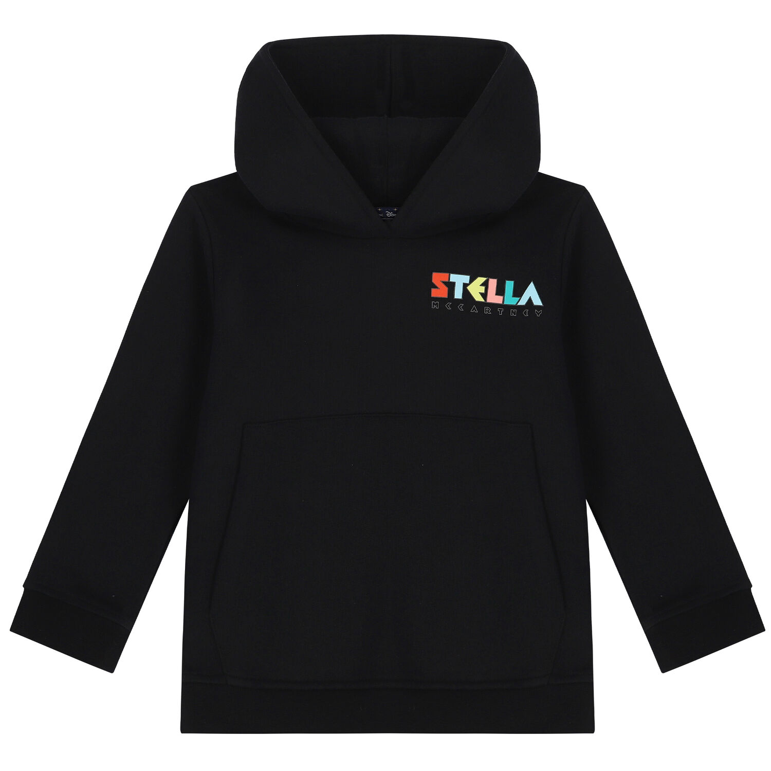 Black Logo Hooded Top, 1, hi-res