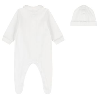 White Teddy Bear Babygrow Set 