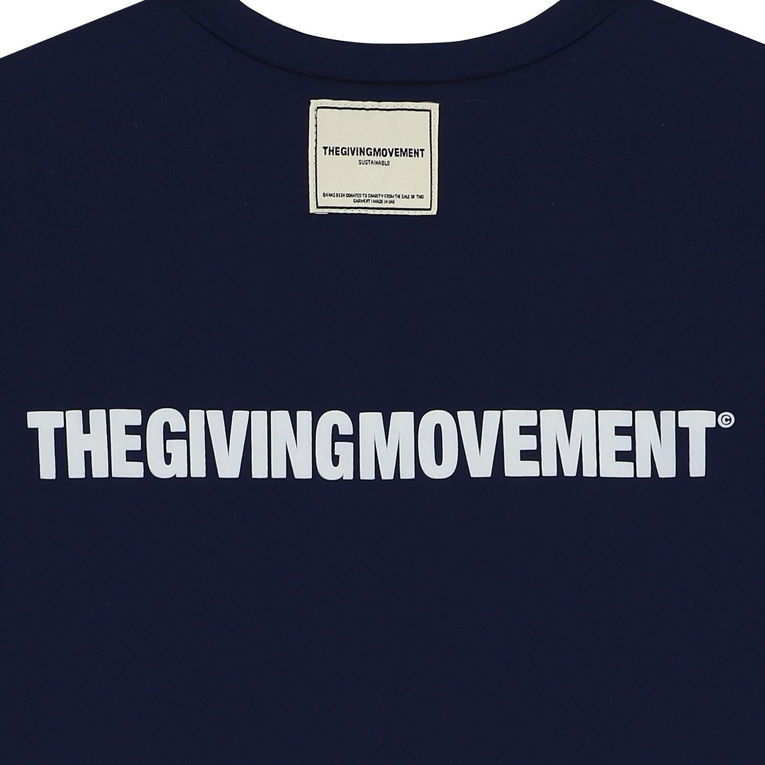 Oversized Navy Logo T-Shirt, 4, hi-res
