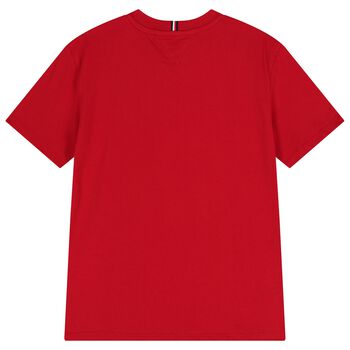 Boys Red Logo T-Shirt