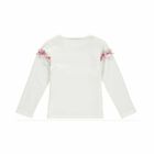 Girls Ivory & Pink Top, 1, hi-res