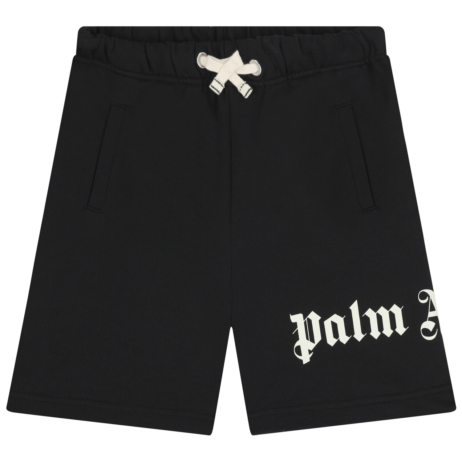 Boys Black Logo Shorts, 2, hi-res