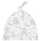 Baby Boys Blue & White Carousel Babygrow Gift Set (3 Piece), 1, hi-res