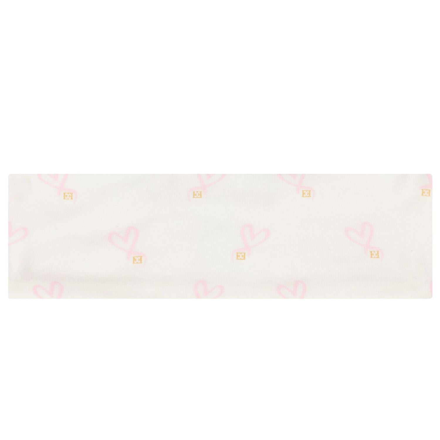 Baby Girls Ivory Ruffled Headband, 1, hi-res