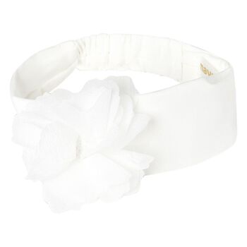 Baby Girls Ivory Flower Headband