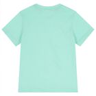 Boys Mini Me Green Logo T-Shirt, 4, hi-res
