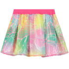 Girls Multi-Colored Sequin Butterfly Skirt, 1, hi-res