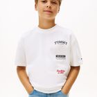 Boys White Logo T-Shirt, 2, hi-res